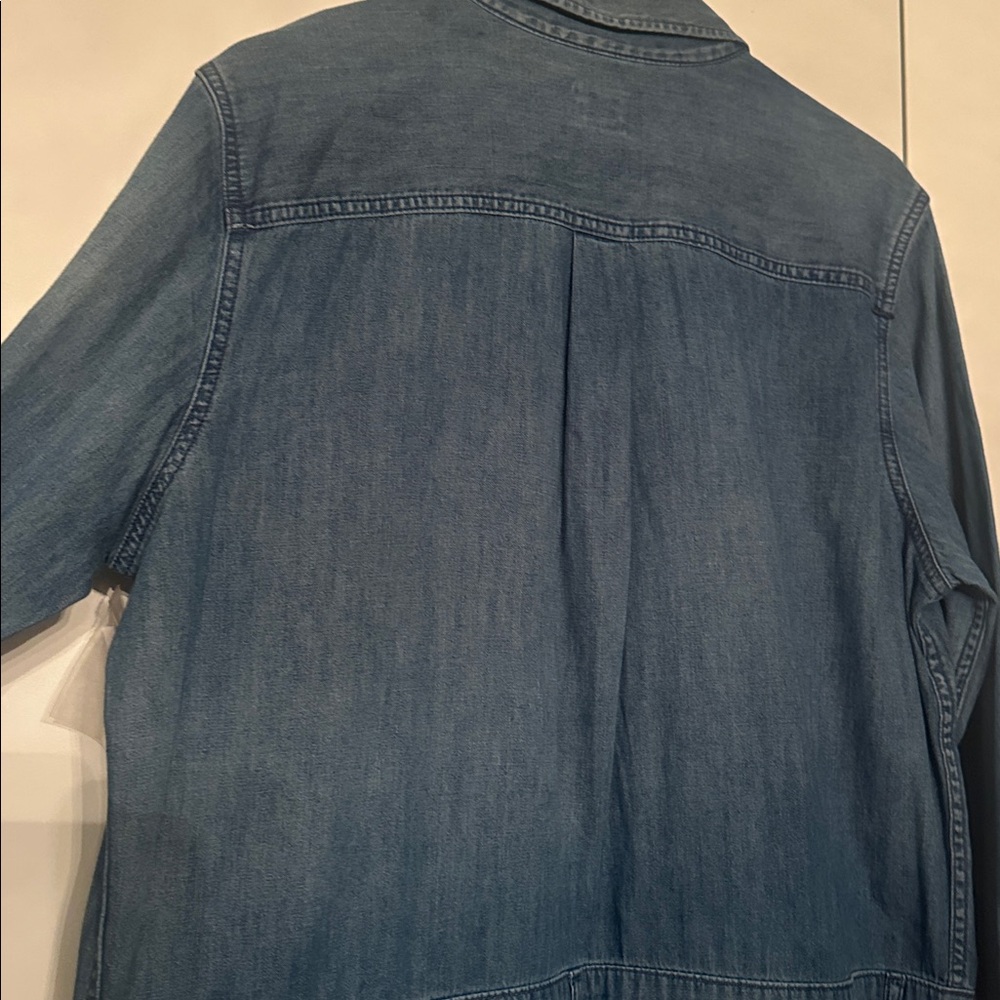 GAP Blue Denim jumpsuit! New!! - Picture 7 of 7